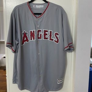 Los Angels Angels Mike Trout #27 Gray Jersey
